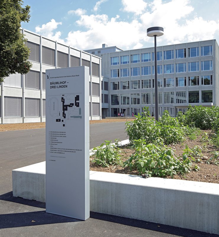 Aussenareal Schulanlage Bäumlihof, Basel